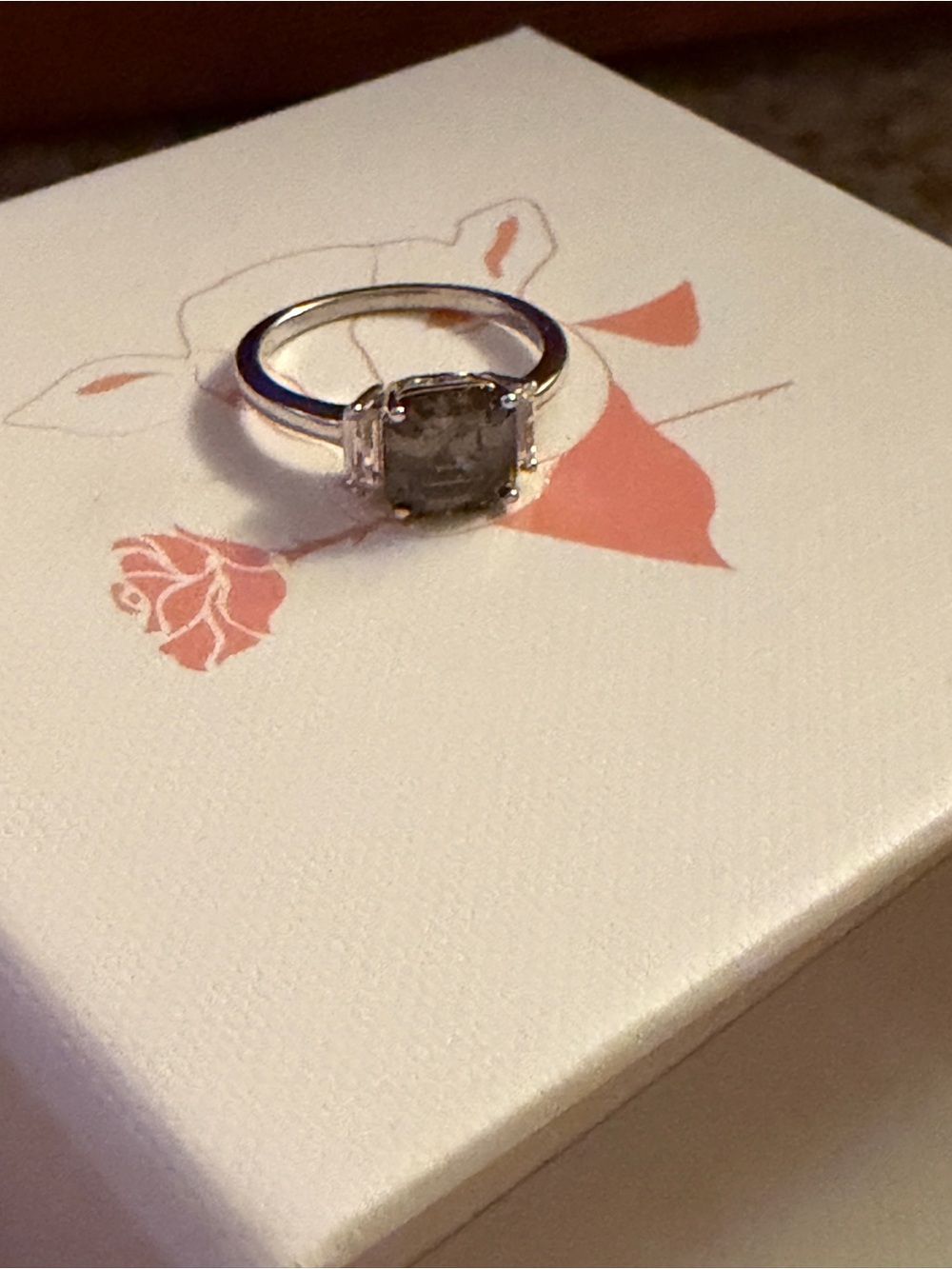 Sterling Silver Cushion-Cut Mystic Topaz Stone Ring - Elegant Women's Jewelry